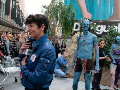 Pandemonium servicio street marketing película Avatar