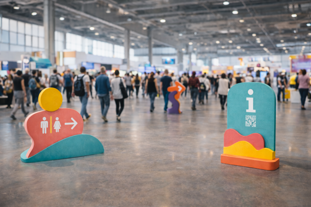señalética creativa para eventos